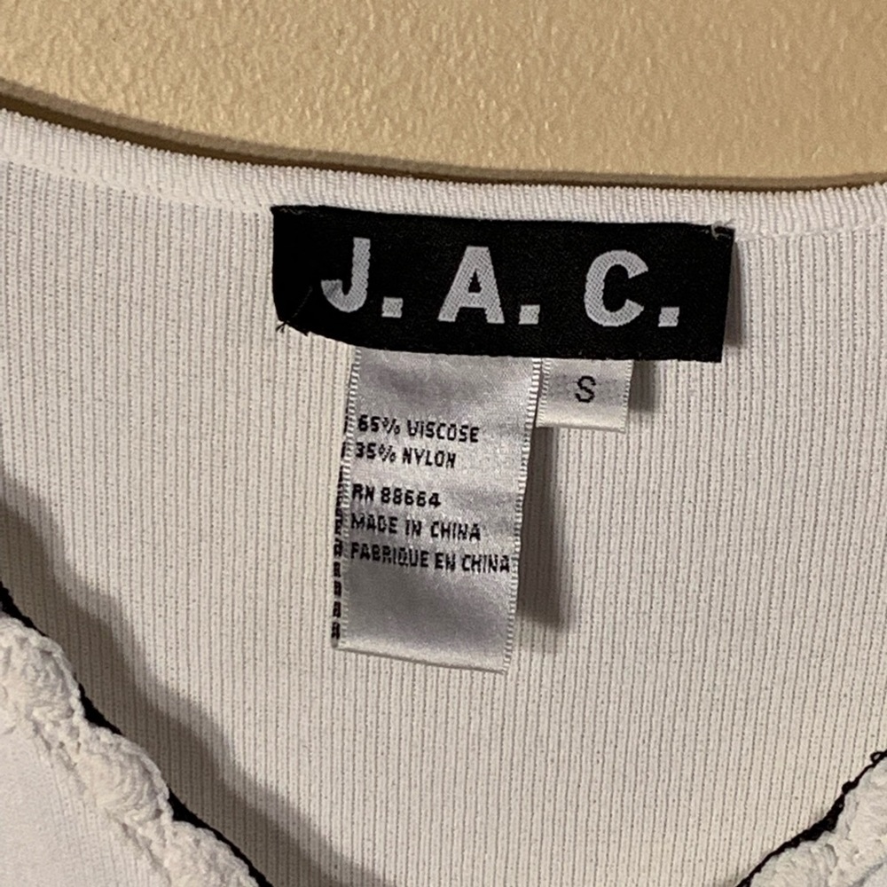 J.A.C. White knitted tank.